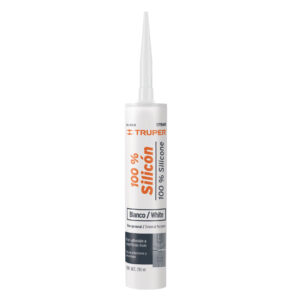 Sellador blanco 100% de silicon 280 ml
