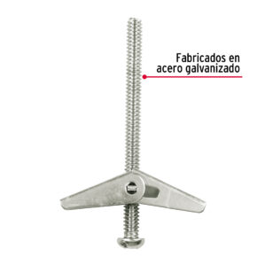 Pack de 4 Sujetadores tipo mariposa 1/4x3