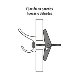 Pack de 4 Piezas Sujetador tipo mariposa 1/8 X 2"