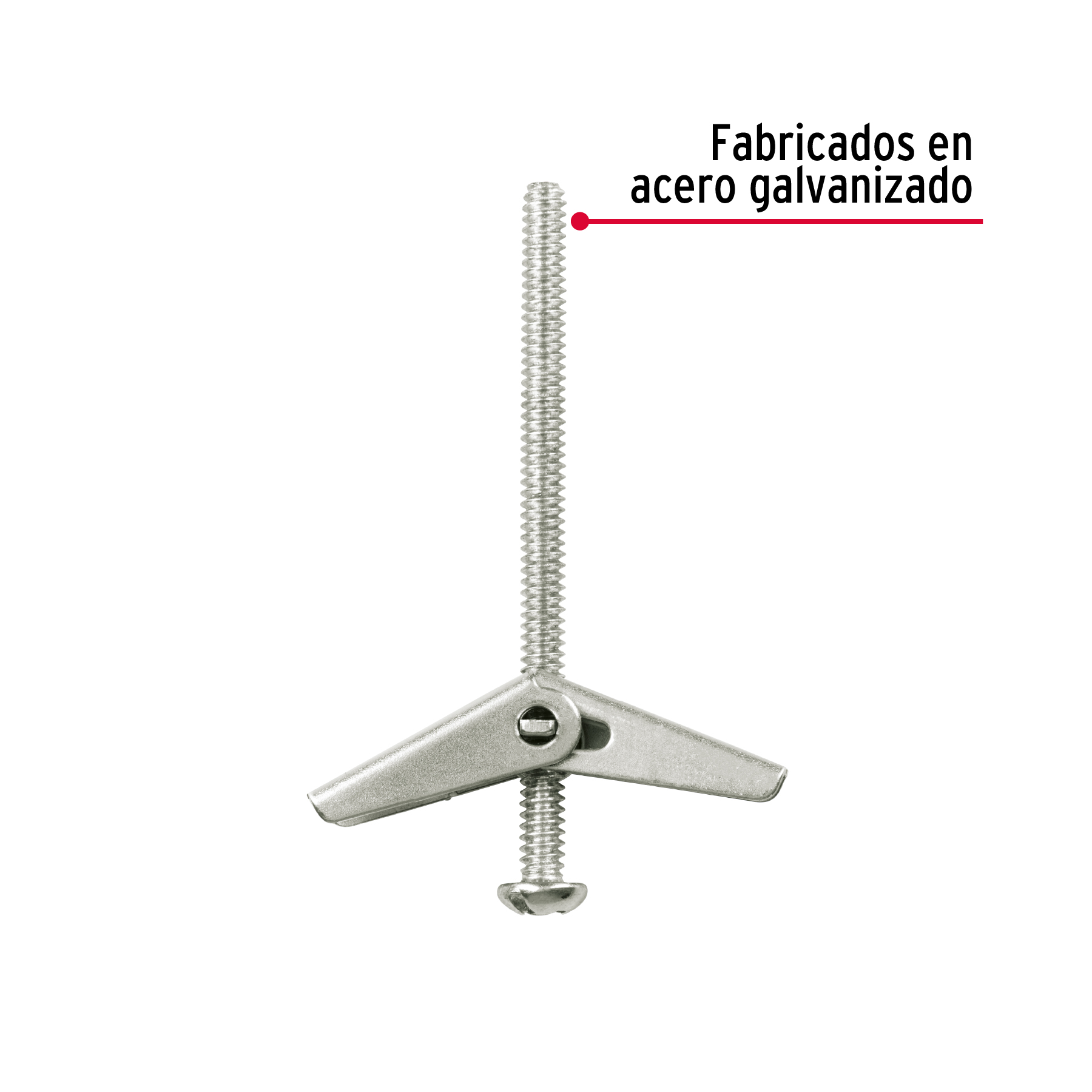 Pack de 4 Piezas Sujetador tipo mariposa 1/8 X 2"