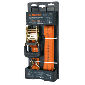 Sujetador con matraca carga media 750kg de 5m