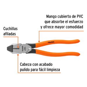 Pinza Profesional para electricista 9"