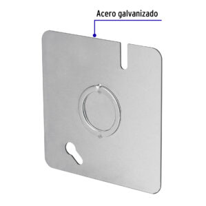 Tapa de acero reforzada para caja 3x3