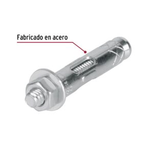 Pack 4 Piezas Taquete de Expansivo de 1/4" con tornillo
