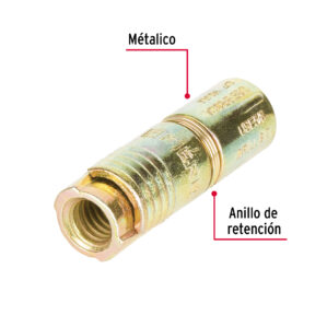 Taquete Expansivo Sin Tornillo de 3/8" bolsa 4 piezas