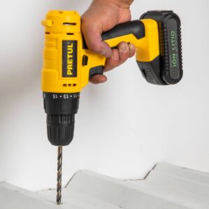 Taladro inalambrico bateria ion litio 20 V Pretul