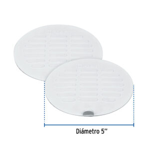 Juego 2 tapas para coladera 5"