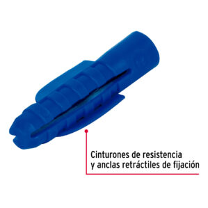 Taquete de Plastico 3/8" Pack 50 piezas