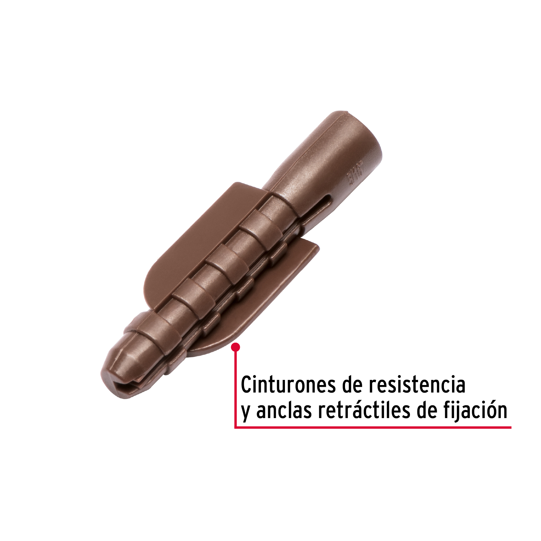 Bolsa con 20 taquetes de plastico 5/16', Fiero