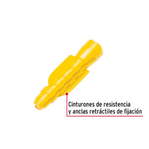 Bolsa con 20 taquetes de plastico 7/32', Fiero