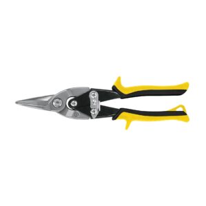 Tijera de aviacion recta 10" Corte Lamina Acero Cobre Aluminio