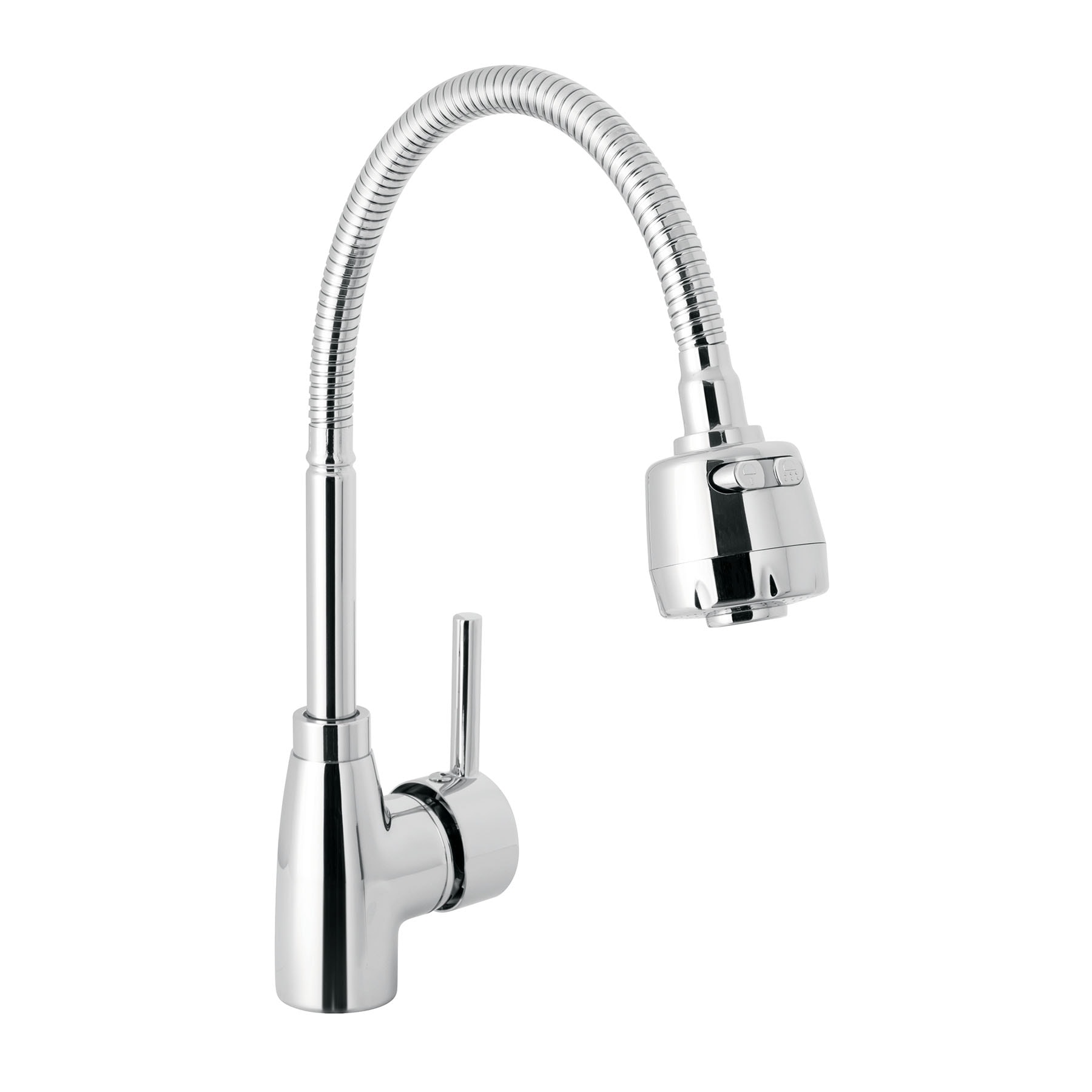 Mezcladora Monomando Fregadero Cuello flexible