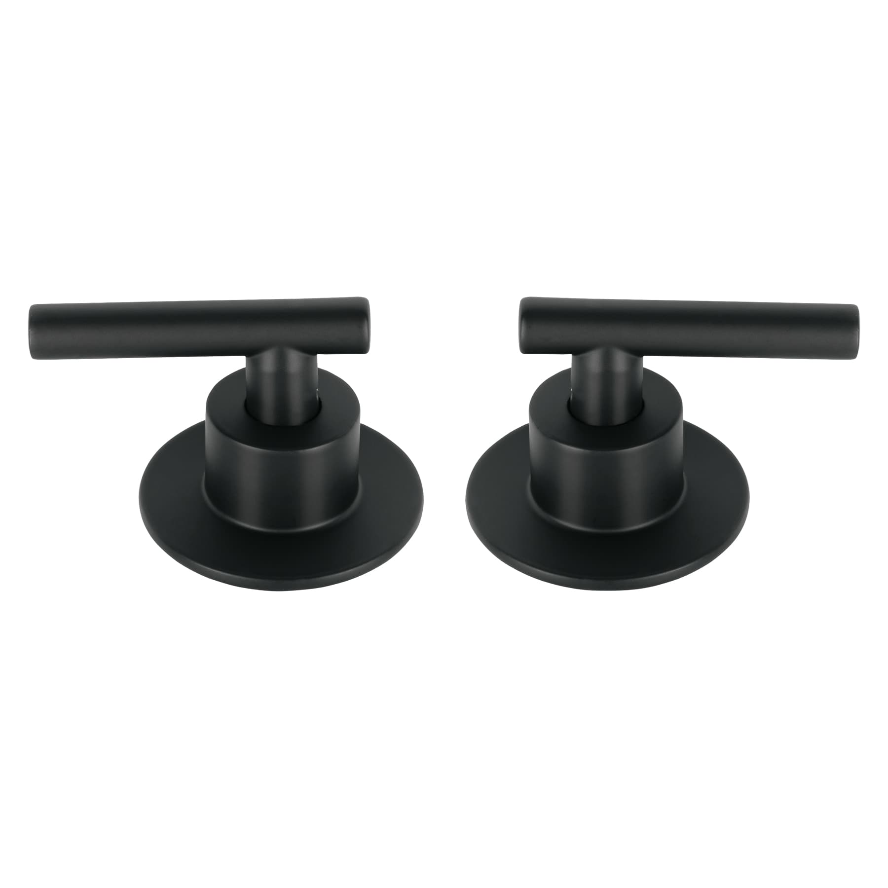 Juego de 2 manerales para regadera palanca Negro Tubig