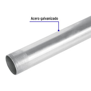 Tubo 1-1/4" acometida Conduit Galvanizado de 3m para mufa CFE