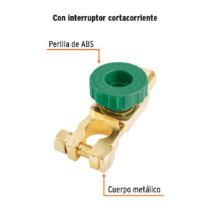 Terminal para bateria con Interruptor Switch, Truper