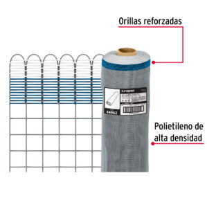 Malla mosquitera mosquitero plastica 1.50x30m gris