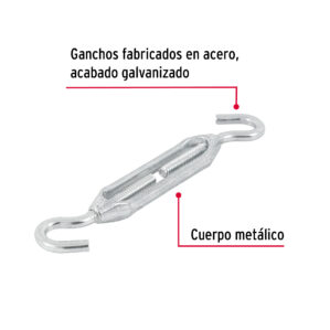 Tensor 1/4" gancho-gancho