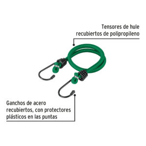 Tensores elasticos set con 8 piezas Pretul