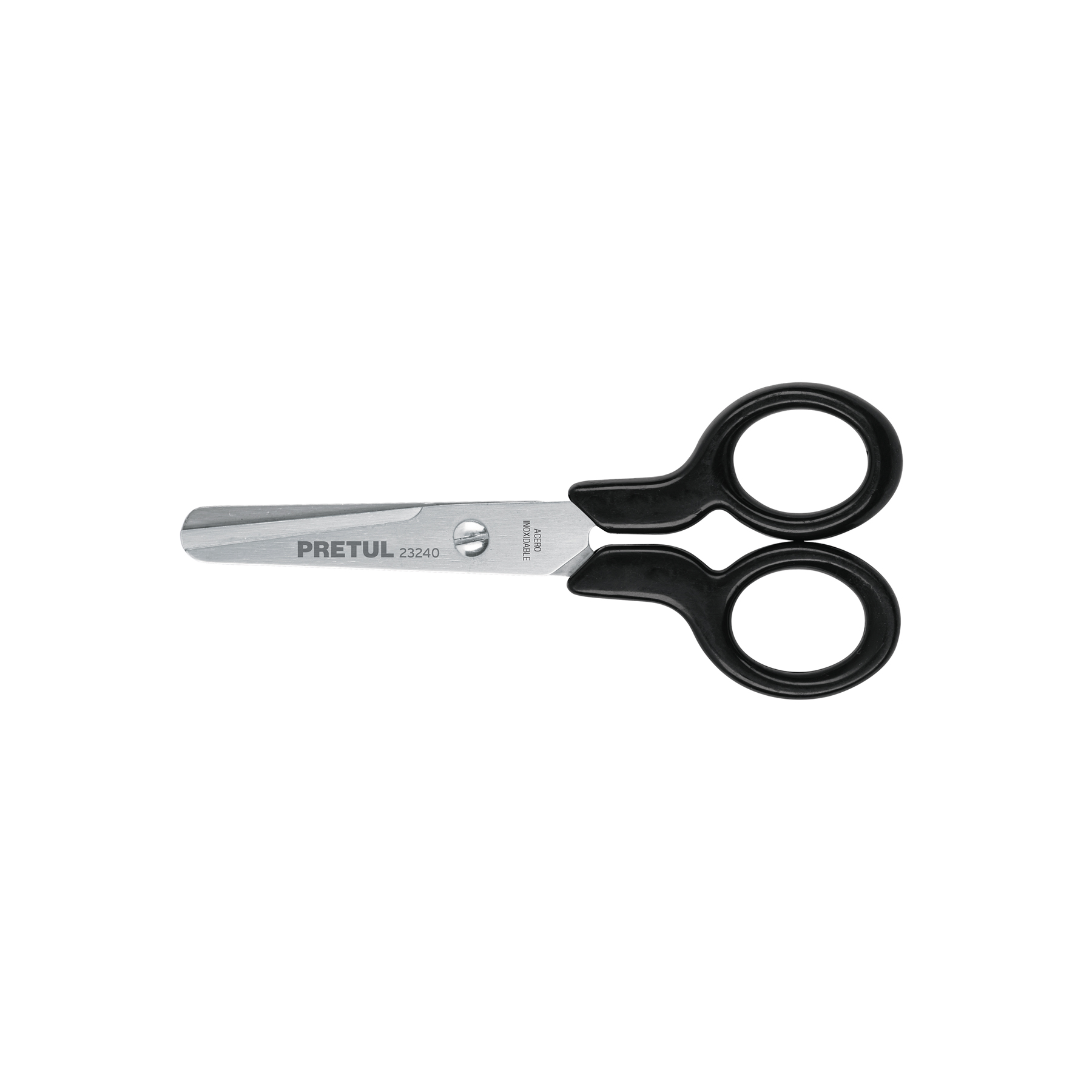 Tijera escolar punta redonda de 4-1/2"