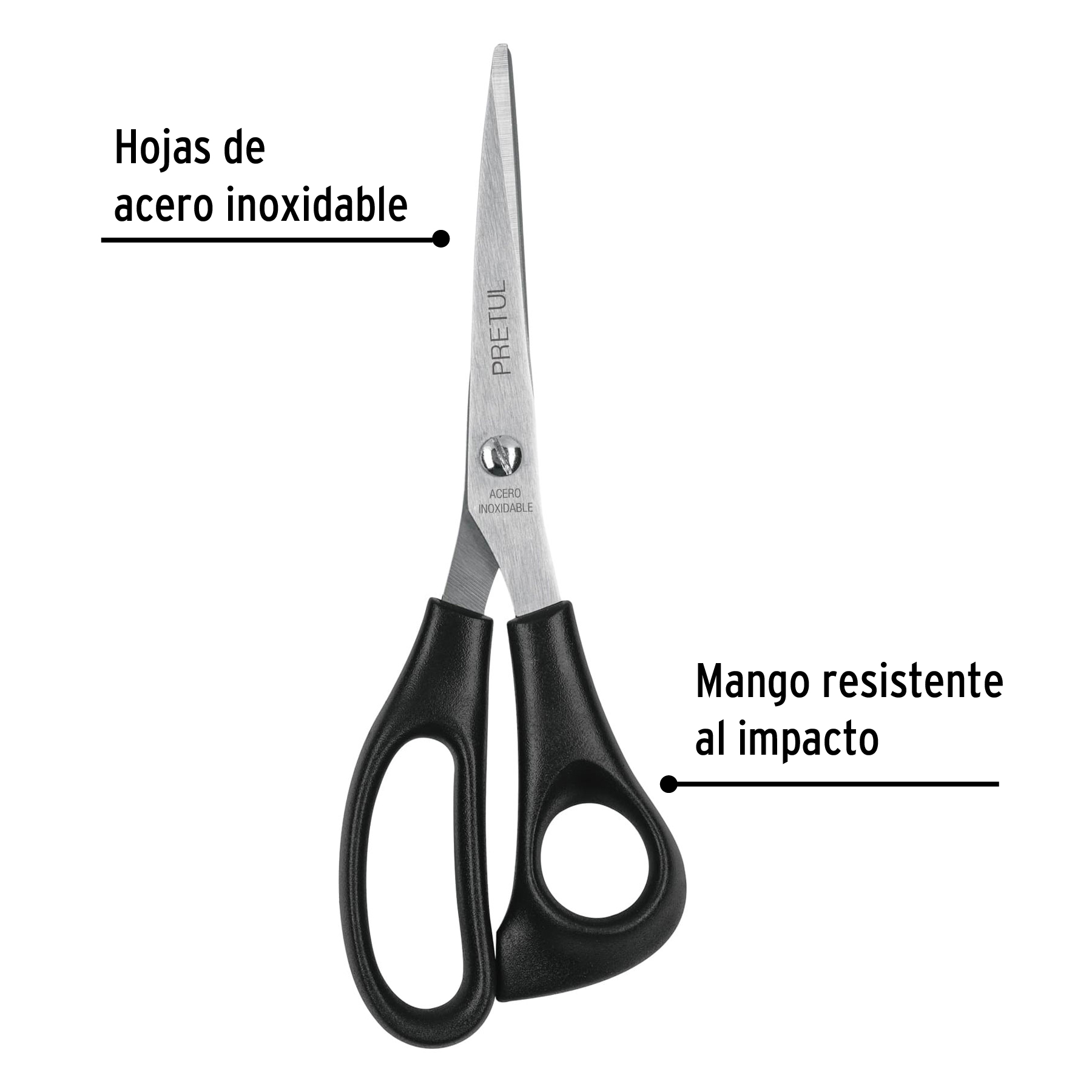 Tijera Para Casa y Oficina 7" Pretul
