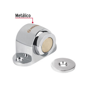Tope magnetico para puerta cromado