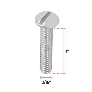 Tornillo tipo estufa, 3/16 x 1