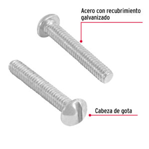 Tornillo tipo estufa, 5/32 x 1", bolsa con 300 pzas