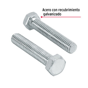 Tornillo tipo maquina, 3/8 x 2", bolsa con 60 pzas