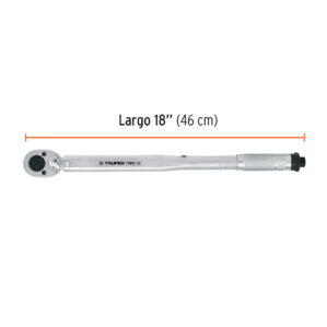 Torquimetro de trueno, dos lecturas, para dados cuadro 1/2