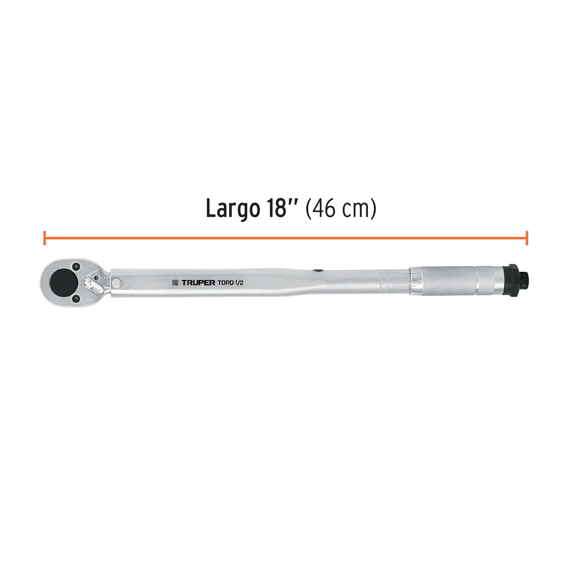 Torquimetro de trueno, dos lecturas, para dados cuadro 1/2"