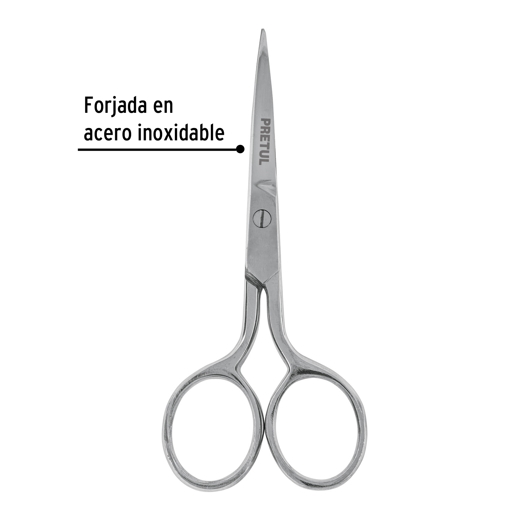 Tijera para bordar de 4" Pretul