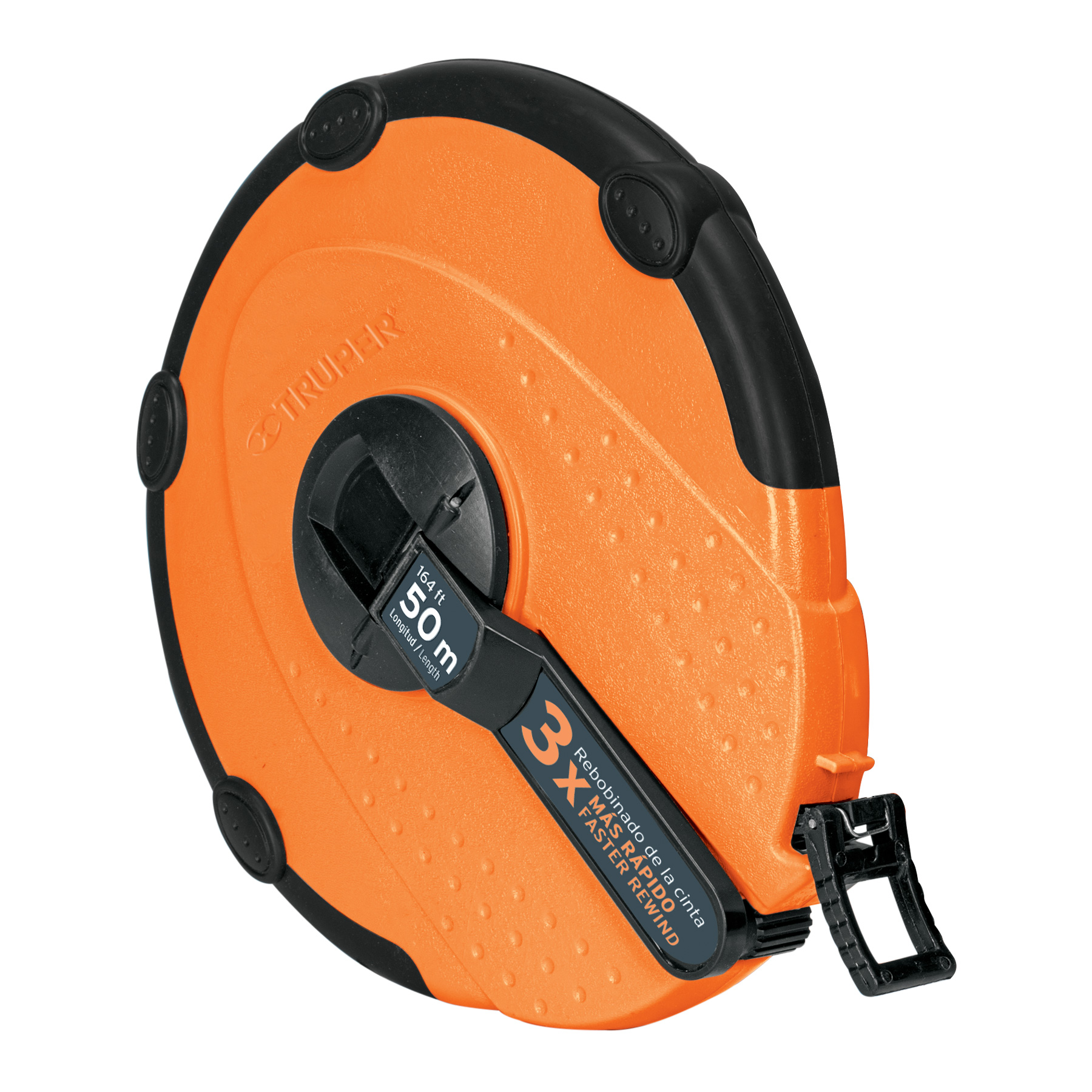 Cinta larga metrica 50m metalica carcasa plastica