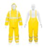 Conjunto impermeable reflejante amarillo talla Grande