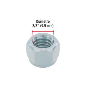 Bolsa con 100 tuercas de seguridad 3/8" FIERO