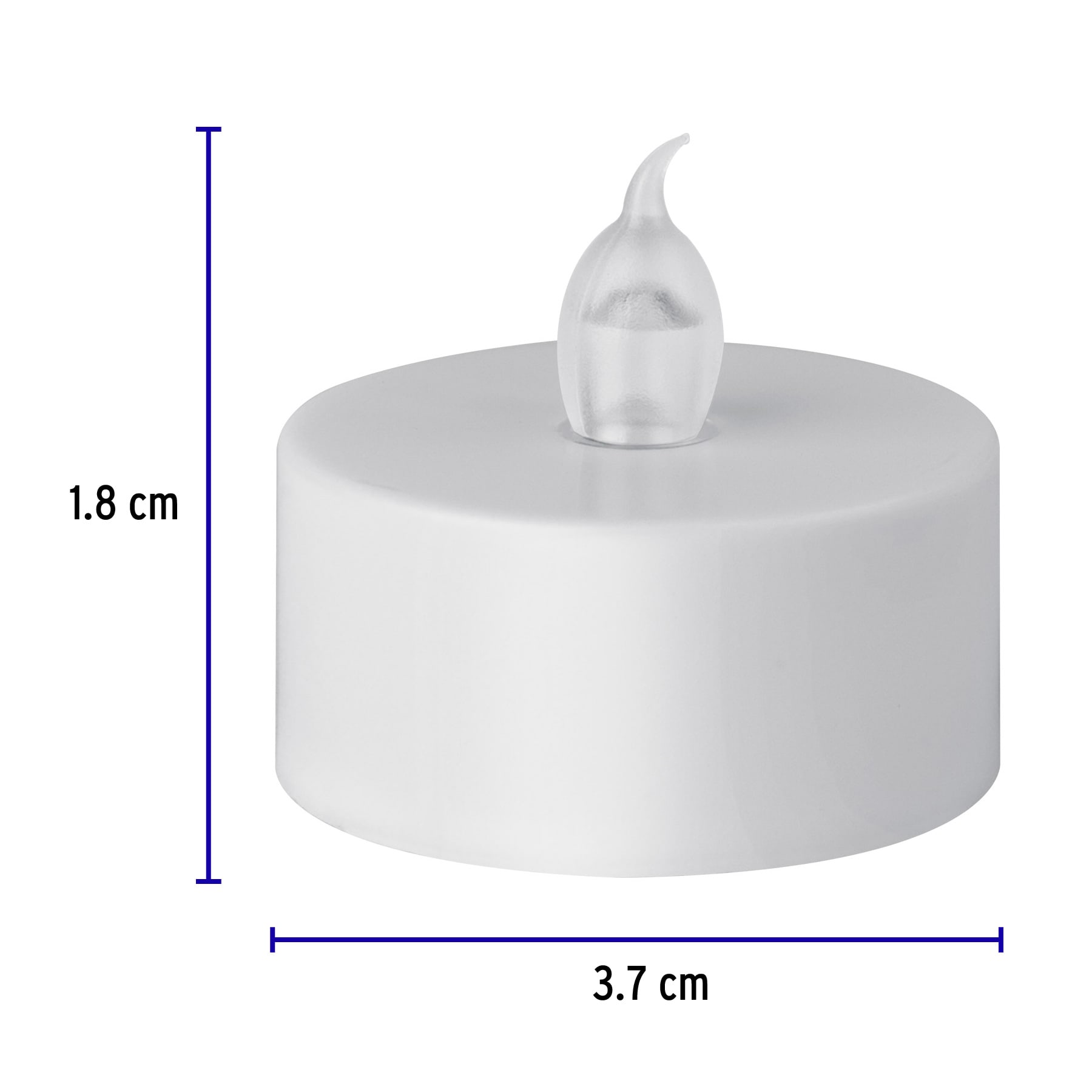 Caja con 6 mini velas de LED Volteck