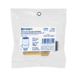 Valvula externa de seguridad para tanque estacionario de 3/4