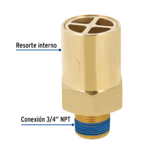 Valvula externa de seguridad para tanque estacionario de 3/4"