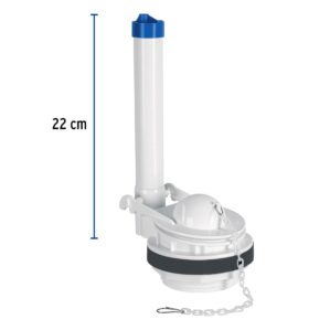 Valvula de descarga de plastico para tanque bajo 3