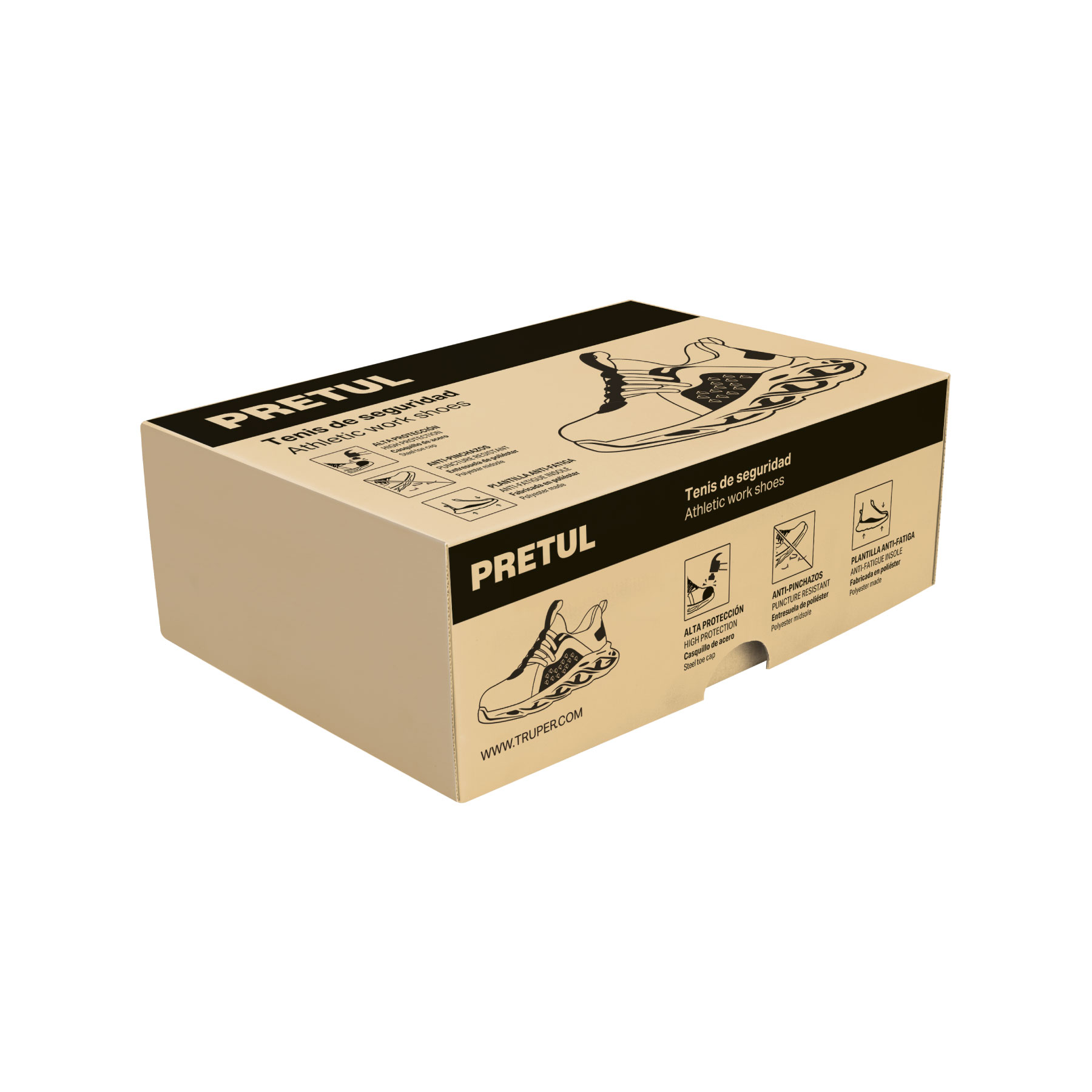 Tenis de seguridad #27 con Casquillo