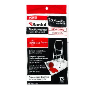 Plasti protector 15m2 uso ligero pintar 0.016mm