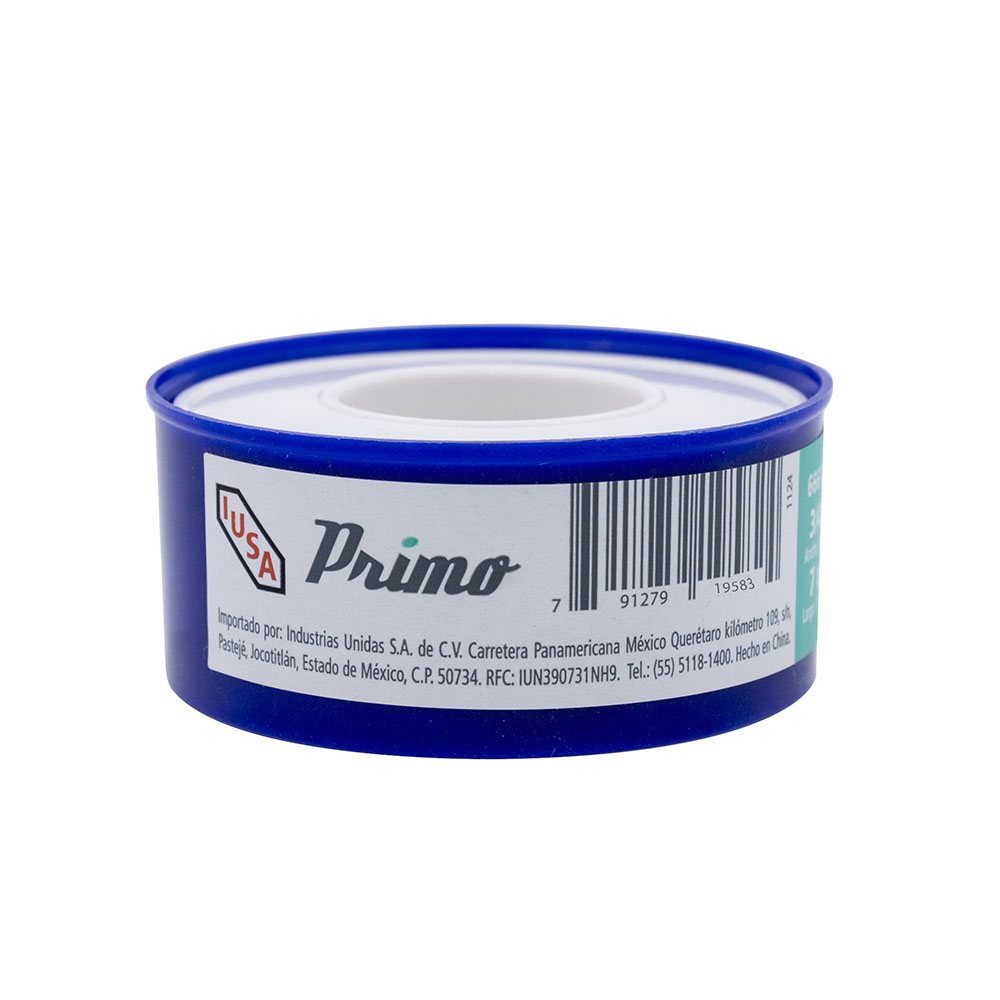 Cinta teflon 3/4" de 13m sella roscas reforzada agua iusa