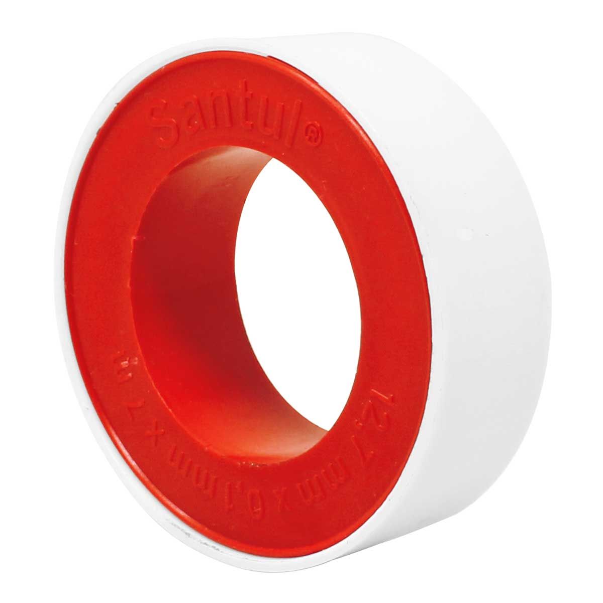 Cinta teflon 1/2" de 7m sella roscas para agua santul